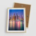 Plakat w ramie 50x70 - Nowy Jork: pulsujące miasto - Nowy Jork, miasto - rama drewno