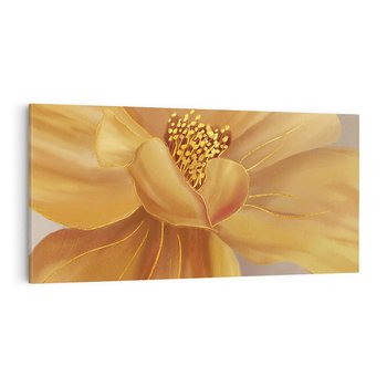 Obraz na płótnie 120x60 - Kwiaty malowane olejem - eksplozja kolorów - kwiaty, malowane