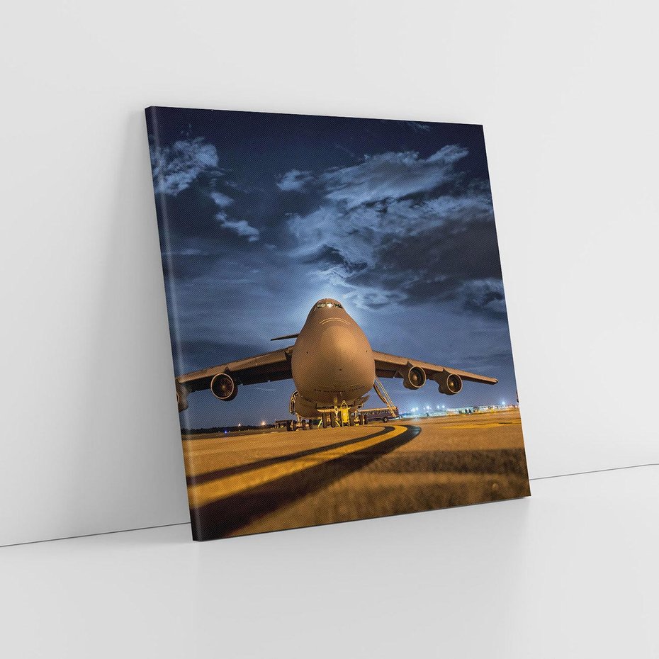 Obraz na płótnie 70x70 - Samolot: Podniebna Wolność - samolot, transport