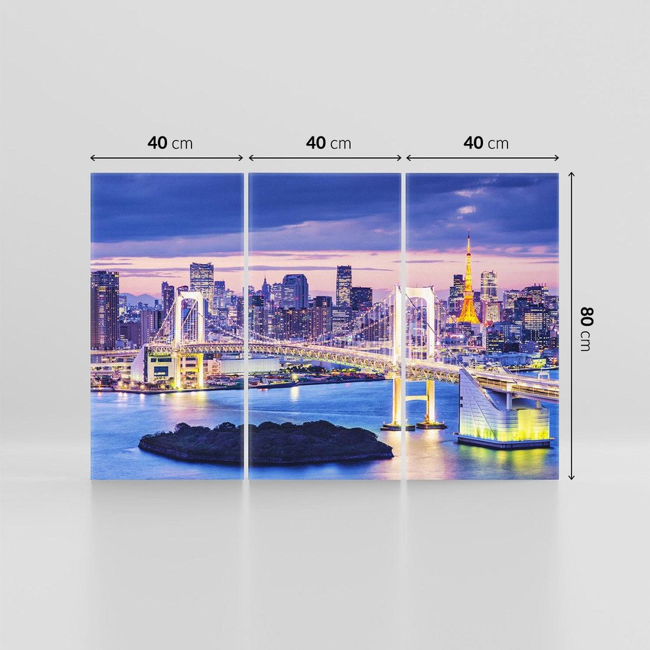 Obraz na płótnie 120x80 - Tokio - pulsujące serce Japonii - Tokio, Japonia