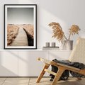 Plakat bez ramy 30x40 - Spacer Ścieżką w Suchych Trawach - ścieżka wśród suchych traw