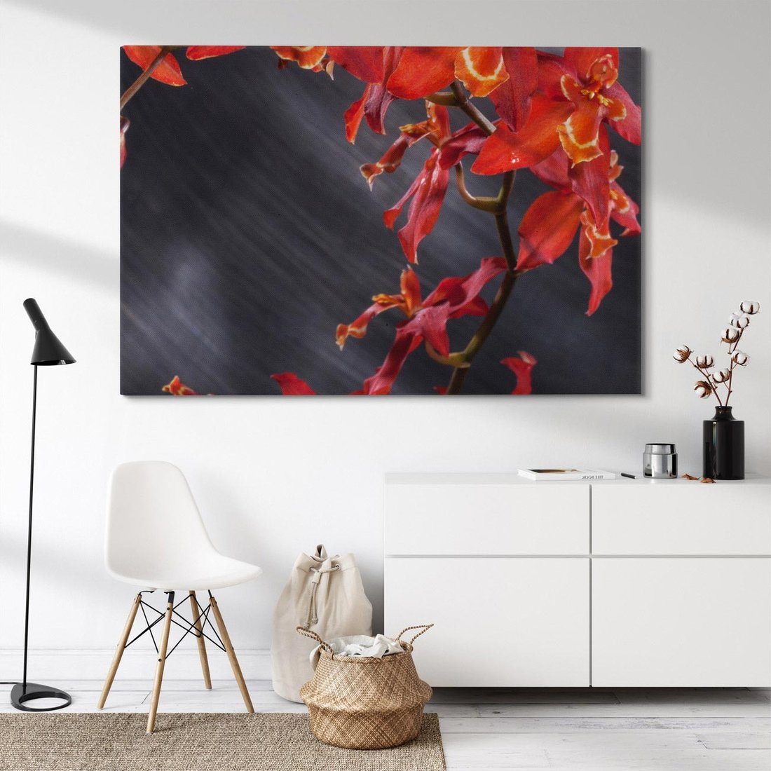 Obraz na płótnie 120x80 - Kolorowy Raj - kwiaty, tropikalne