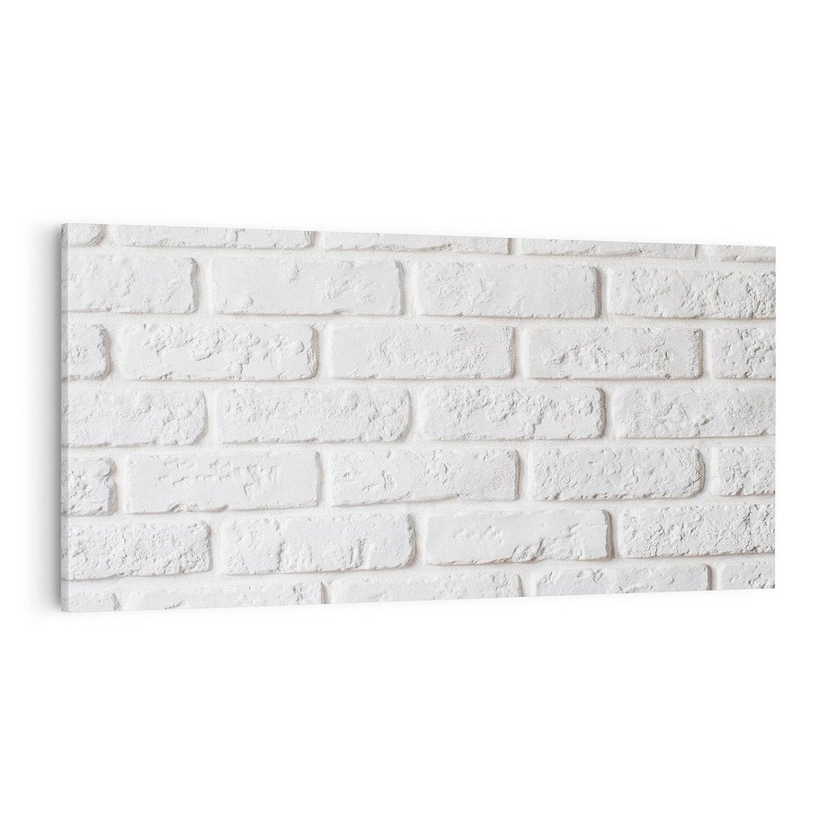 Obraz na płótnie 100x50 - Wymiarowa Struktura - ściana, cegła