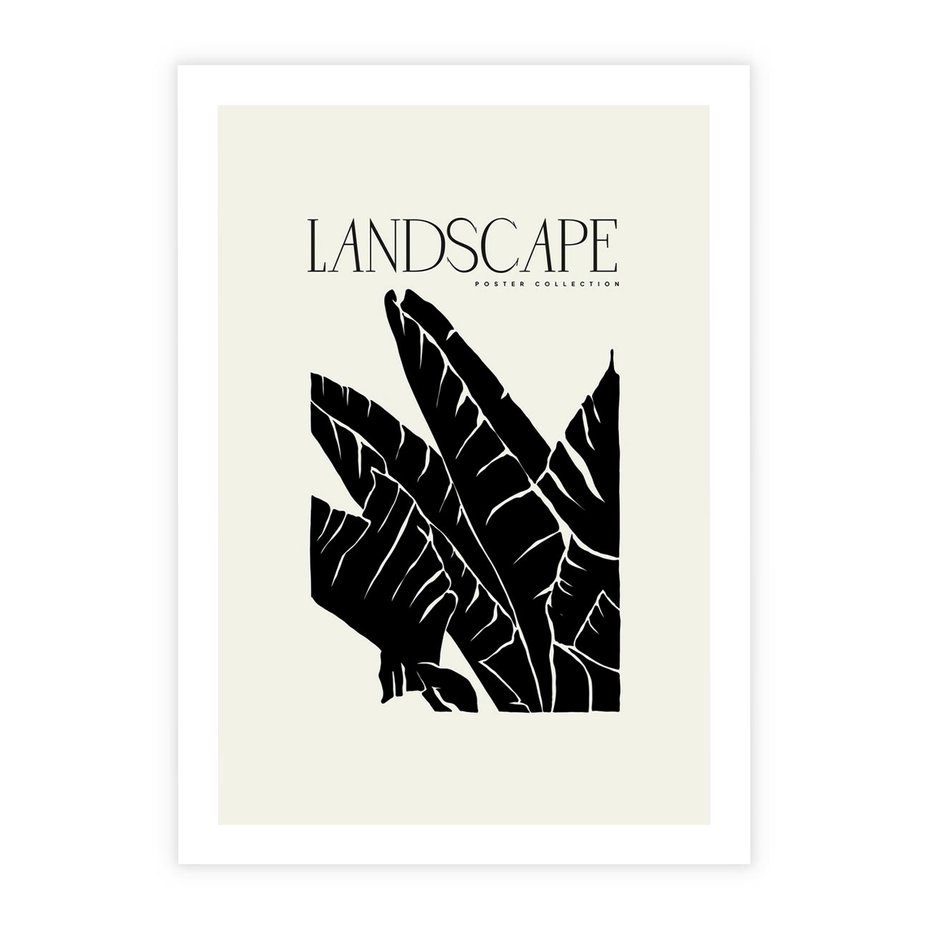 Plakat bez ramy 21x30 - Rytmy roślinnego życia - nowoczesna sztuka, minimalistyczny styl