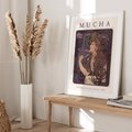 Plakat w ramie 30x40 - Reprodukcja A.Mucha - Mucha, plakat z reprodukcją - rama biała