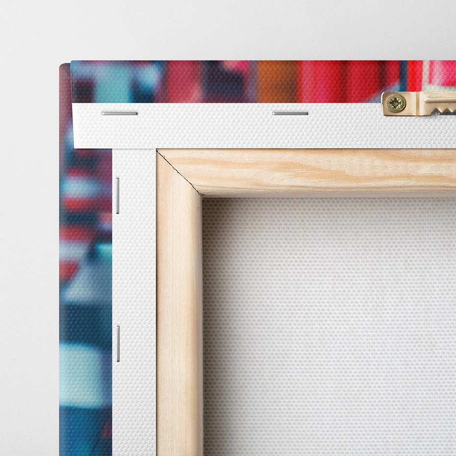 Obraz na płótnie 60x60 - Stylowa Elegancja - retro, pinup