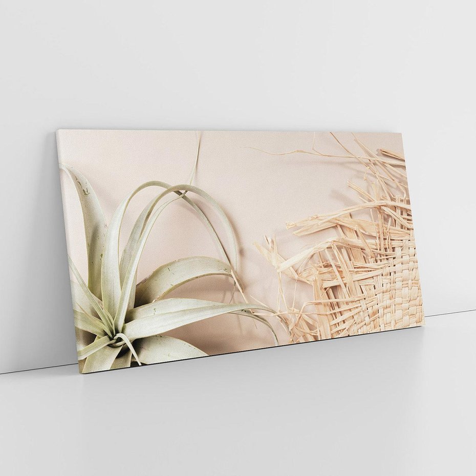 Obraz na płótnie 120x60 - Boho urok suchych liści - suche, liście