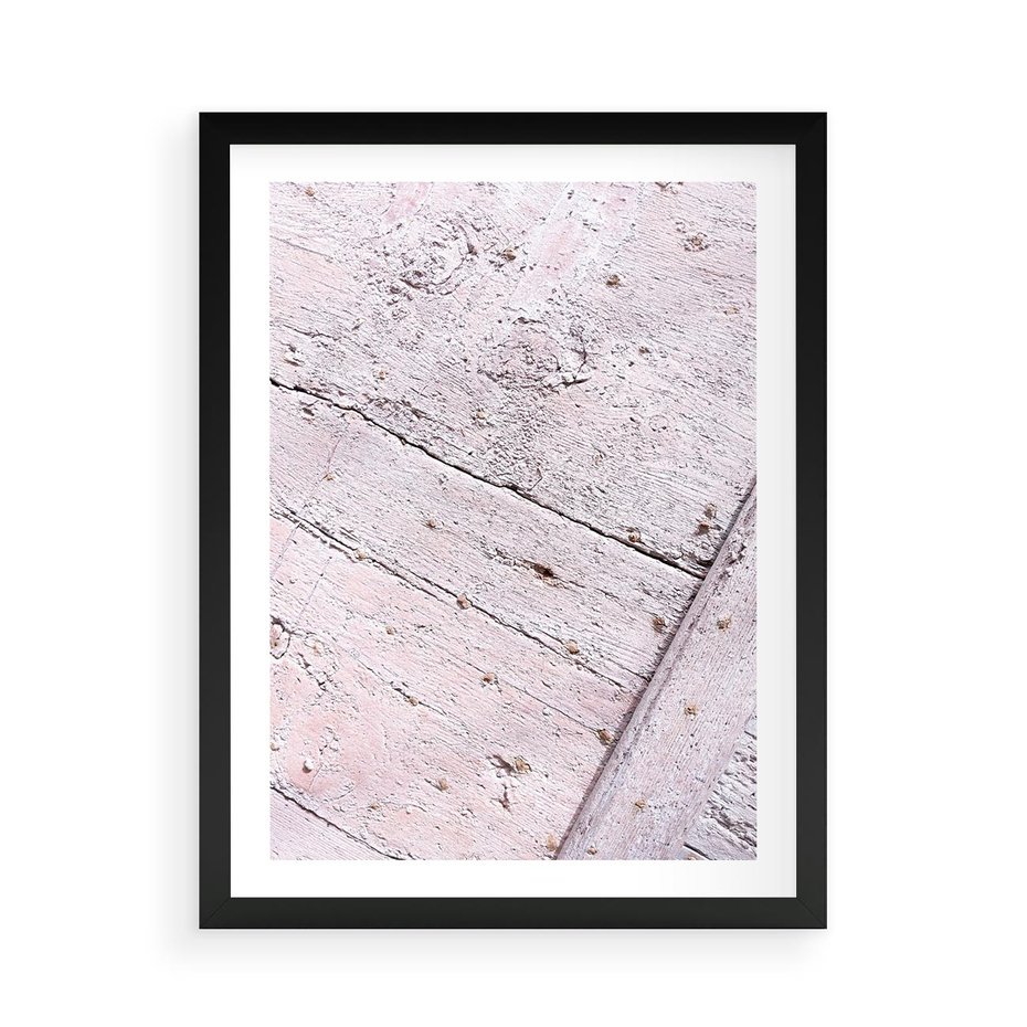 Plakat w ramie 50x70 - Nowoczesna Elegancja - beton, struktura - rama czarna