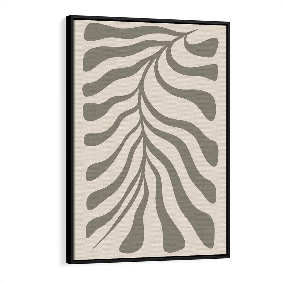 Obraz w ramie 70x100 - Zaklęte Kształty - nowoczesna sztuka, plakat modern - rama czarna