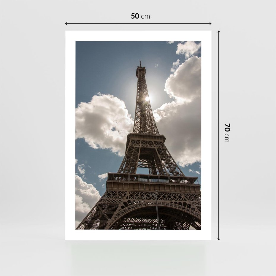 Plakat bez ramy 50x70 - Magia Wieży Eiffla - wieża, Eiffla