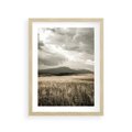 Plakat w ramie 30x40 - Nostalgiczny Krajobraz - pole, krajobraz - rama drewno