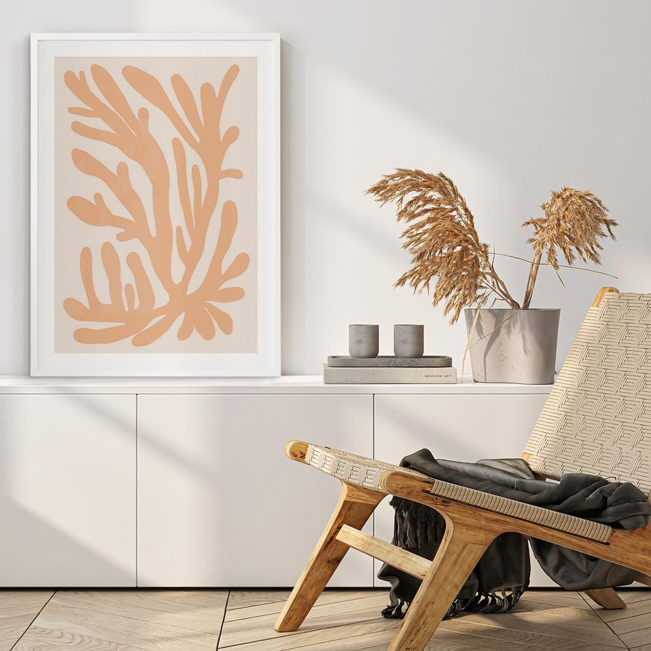 Plakat bez ramy 50x70 - Rozkwitające Abstrakcje - nowoczesna sztuka, plakat modern