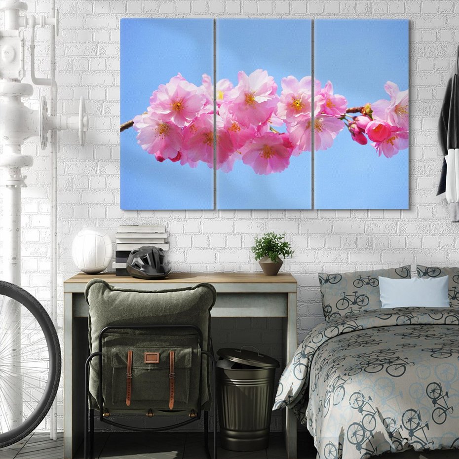 Obraz na płótnie 120x80 - Kwiatowy taniec kolorów - kwiat, kwiaty