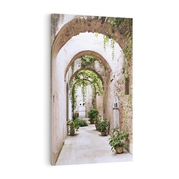 Obraz na płótnie 80x120 - Urokliwa Zaułek - klimatyczna, uliczka