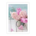 Plakat bez ramy 21x30 - Kwiatowa harmonia hiacyntów - kwiaty, hiacynty
