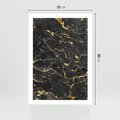 Plakat bez ramy 21x30 - Egzotyczny Blask - marmur, złoto
