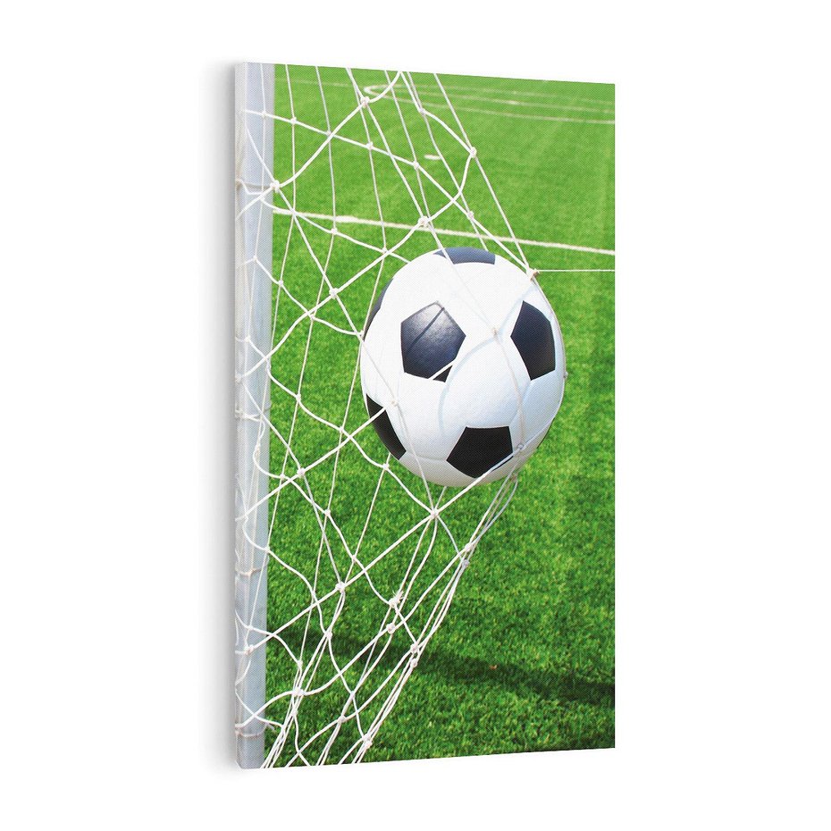 Obraz na płótnie 50x70 - Namiętność Piłki i Gola - piłka nożna, gol