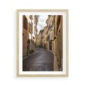 Plakat w ramie 50x70 - Magiczne widoki - uliczka, perspektywa - rama drewno
