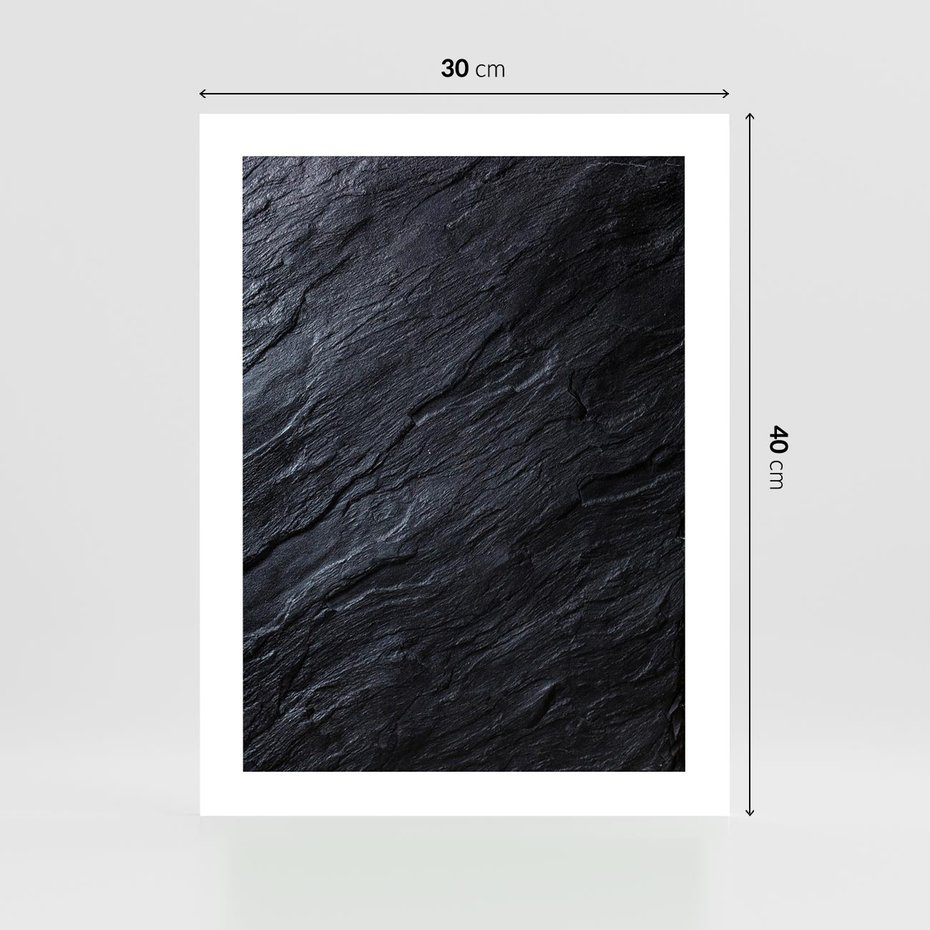 Plakat bez ramy 30x40 - Kamienne tekstury w trójwymiarze - kamień, tekstura