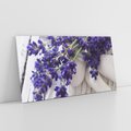 Obraz na płótnie 140x70 - relaks z aromatem - lawenda, spa