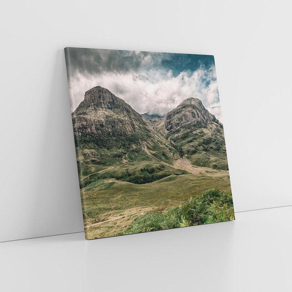 Obraz na płótnie 80x80 - Krajobraz górski - krajobraz, góry