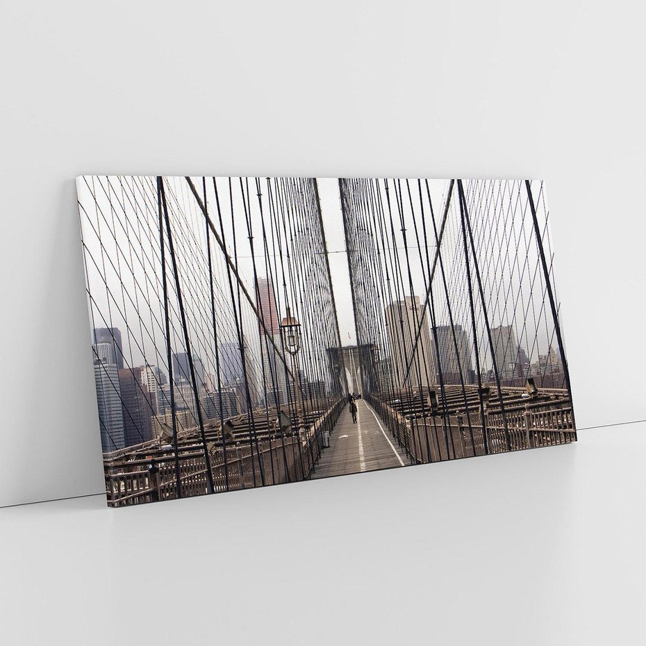 Obraz na płótnie 100x50 - Nowoczesna Linia - most, nowoczesna