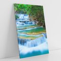 Obraz na płótnie 80x120 - Magia tajlandzkich wodospadów - wodospady, Tajlandia