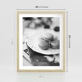 Plakat w ramie 40x50 - Makaroniki w Szarości - czarno biała fotografia, plakat - rama drewno
