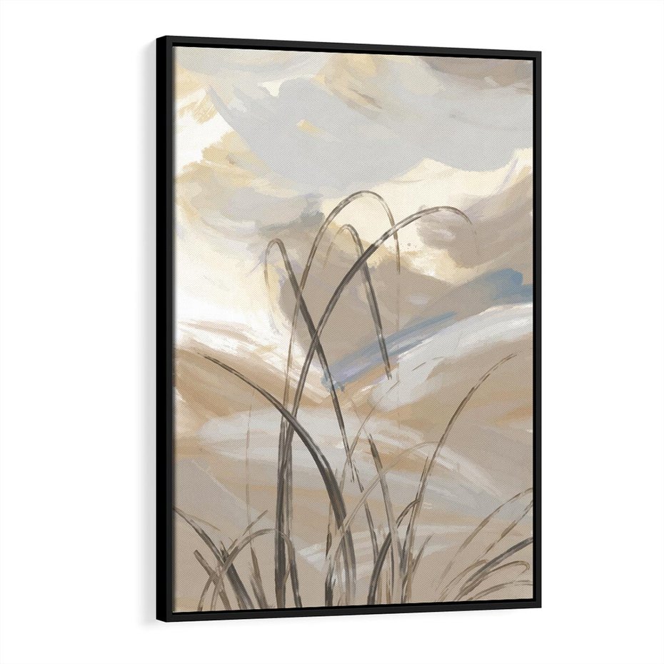 Obraz w ramie 70x100 - Nowoczesne Odbicia - akwarela, obraz - rama czarna