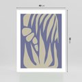 Plakat bez ramy 40x50 - Kształty Niewidzialnych Granic - abstrakcyjna sztuka, skandynawski styl