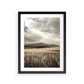 Plakat w ramie 30x40 - Nostalgiczny Krajobraz - pole, krajobraz - rama czarna
