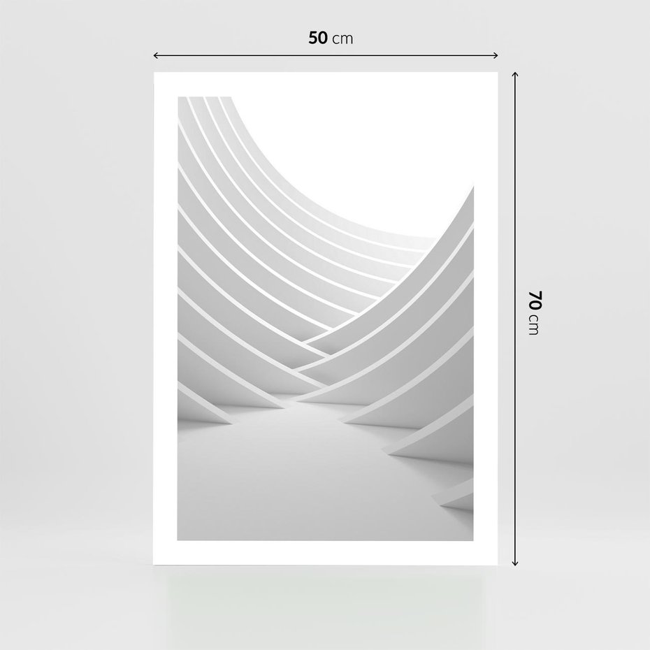 Plakat bez ramy 50x70 - Nowoczesna Ekspresja - abstrakcja, 3D