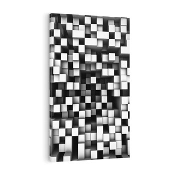 Obraz na płótnie 80x120 - Abstrakcyjne wizje w 3D - 3D, abstrakcja