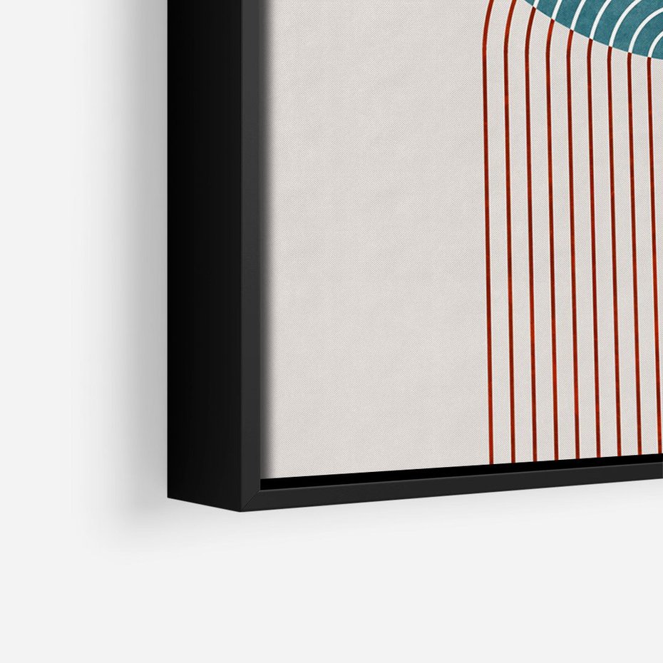 Obraz w ramie 70x100 - Odkrywanie duszy w farbach - kwiaty, pastelowe kolory - rama czarna