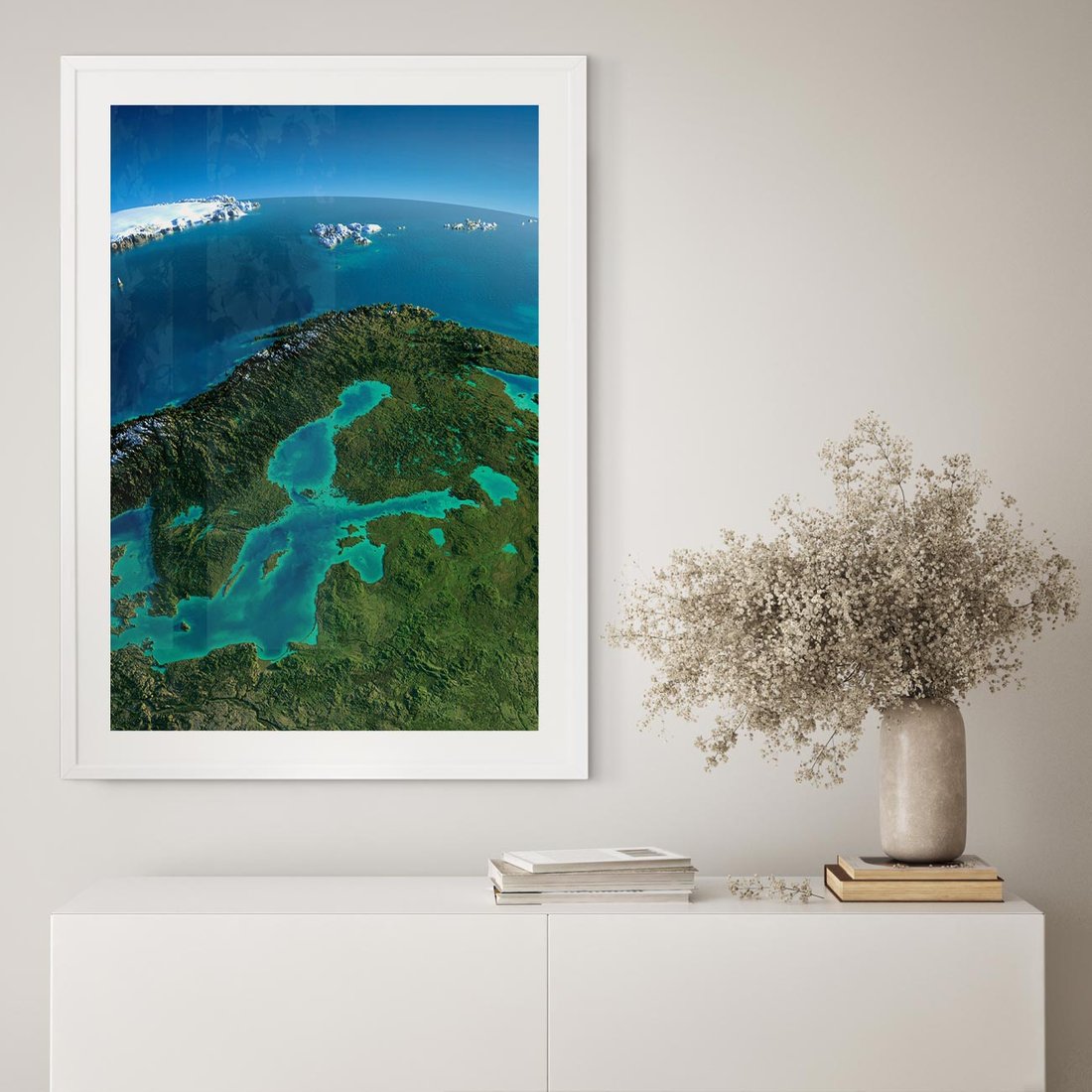 Plakat bez ramy 50x70 - Beztroski widok na ocean - widok, ocean