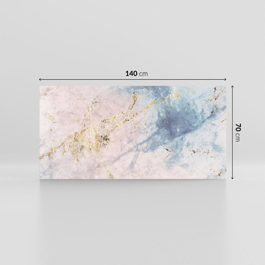 Obraz na płótnie 140x70 - Luksusowa Dekoracja - marmur, złoto