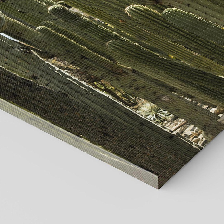 Obraz na płótnie 30x30 - Wyjątkowy Klimat Boho - kaktusy, pustynia