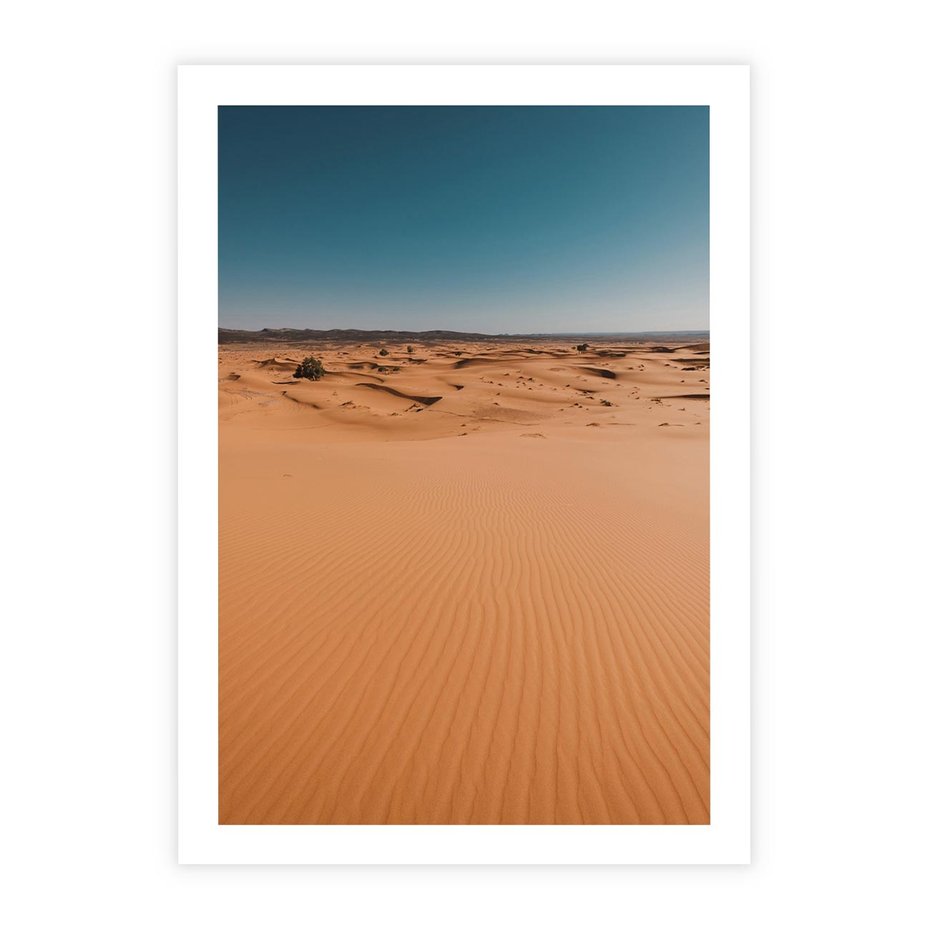 Plakat bez ramy 30x40 - Piasek w Przytulnym Wnętrzu - pustynia, piasek
