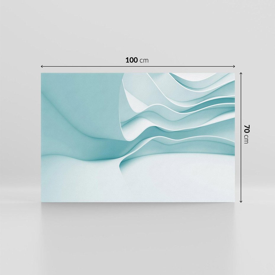 Obraz na płótnie 100x70 - Abstrakcyjne wyrażenie emocji - abstrakcja