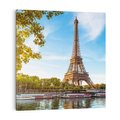 Obraz na płótnie 40x40 - Romantyczny Paryż pod Wieżą Eiffla - Paryż, Wieża