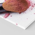 Obraz na płótnie 40x40 - Makijaż w kolorze pędzla - makijaż, pędzel