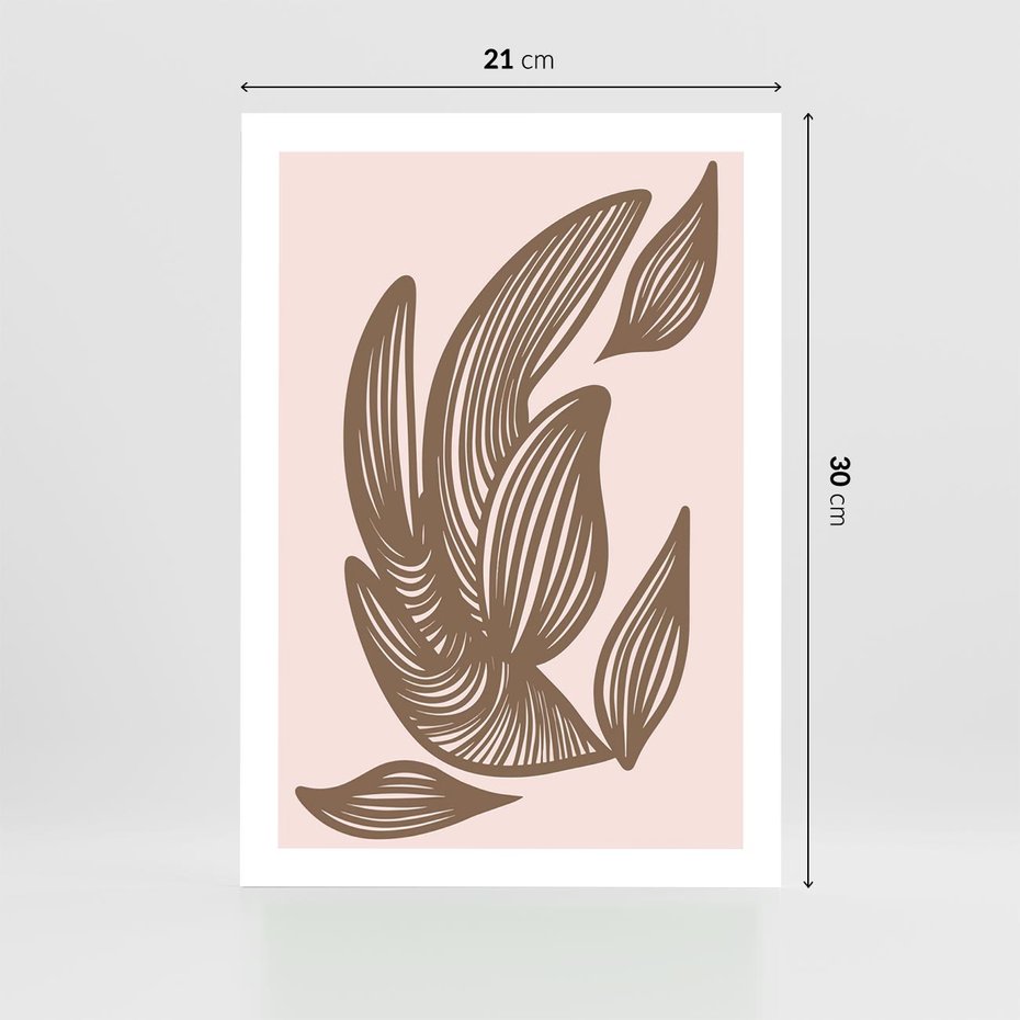 Plakat bez ramy 21x30 - Nowoczesne Harmonie - skandynawski styl, plakat