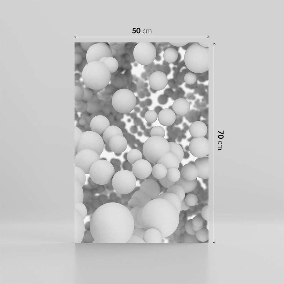 Obraz na płótnie 50x70 - Abstrakcyjne balony w locie - kule, abstrakcja