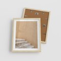 Plakat w ramie 40x50 - Schod w Beżu - schody, minimalizm - rama drewno