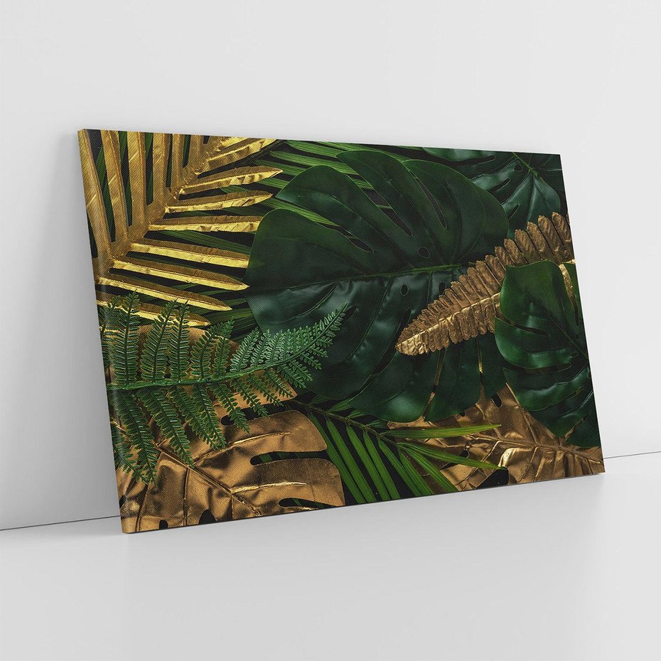Obraz na płótnie 100x70 - Monstera Liście Kwiat - monstera, liście