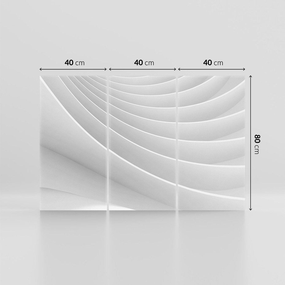 Obraz na płótnie 120x80 - Geometryczna Harmonia - geometryczne, kształty