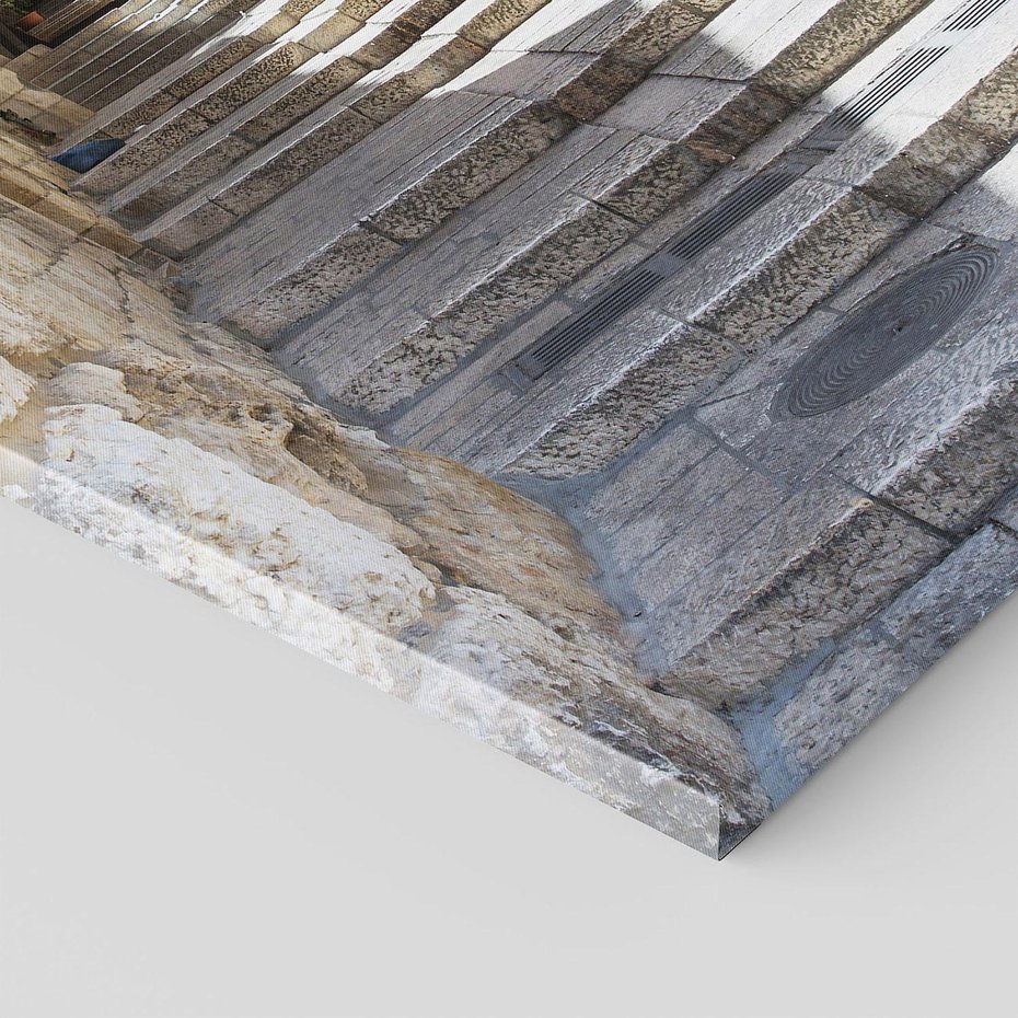 Obraz na płótnie 80x120 - Urok uliczki: perspektywa miasta - uliczka, perspektywa