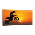 Obraz na płótnie 120x60 - Adrenalina motocyklowego motocrossu - motocykl, motocross