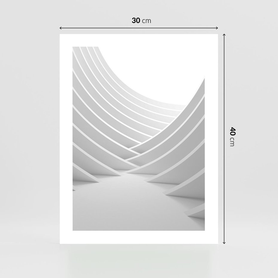 Plakat bez ramy 30x40 - Nowoczesna Ekspresja - abstrakcja, 3D