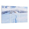 Obraz na płótnie 120x80 - Magia zimowych gór - zima, góry
